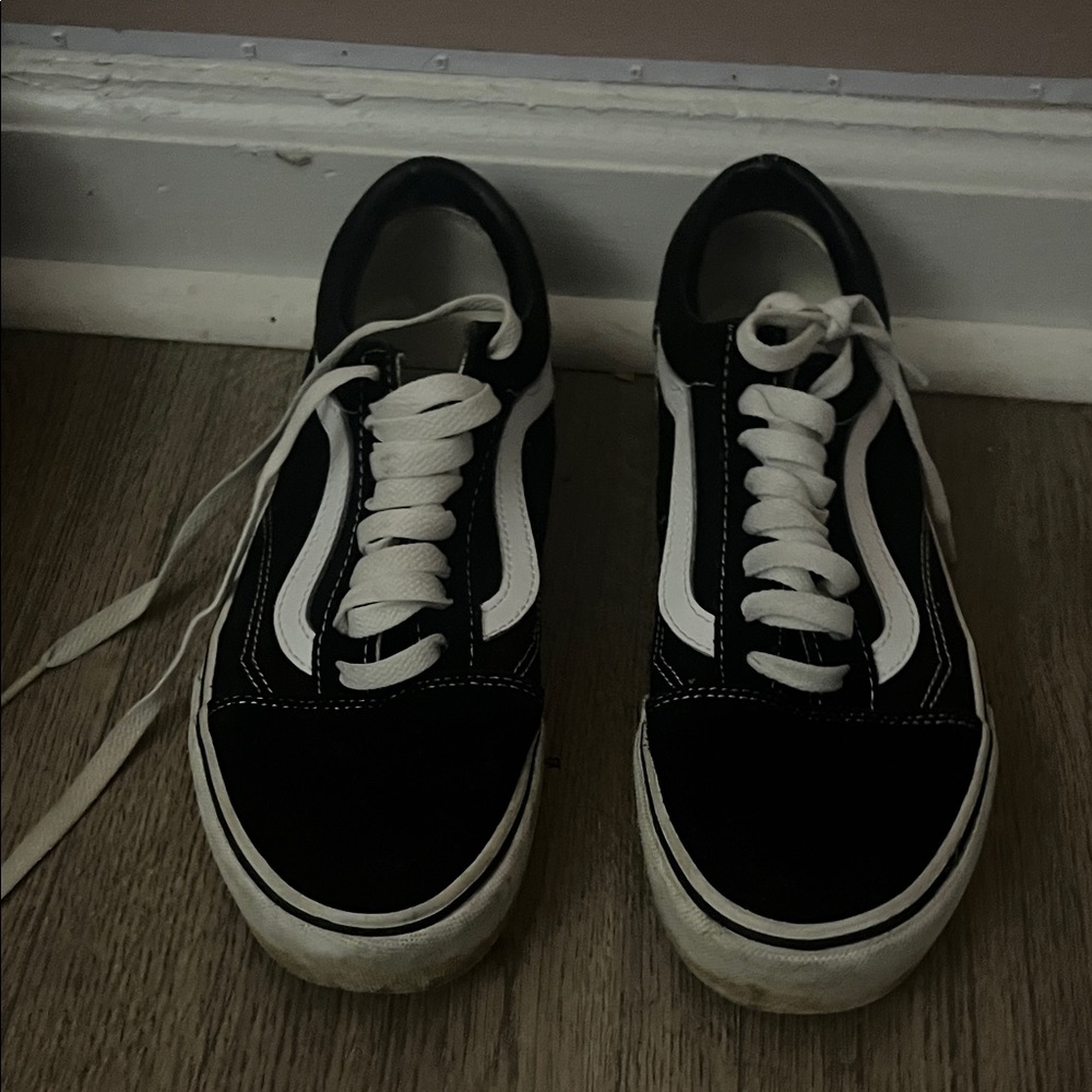 Vans Black and White Men's Sneakers